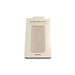 C6. Samsung Wireless Battery Pack 10000mAh Fast Charging - Cream